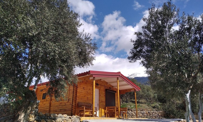 Agía Eiríni Cabin | Charming Wooden Eco-House in unspoiled nature surrounding Sougia