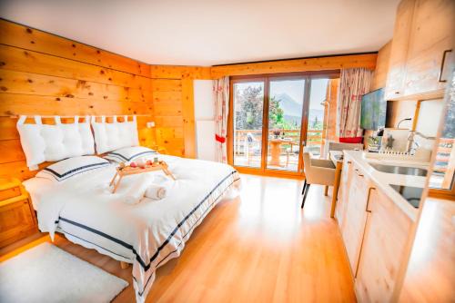 Villars-sur-Ollon Apartment | Clouds Studio Alpin Luxury View and Pool