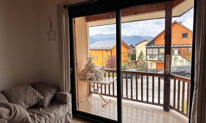 Font-Romeu-Odeillo-Via Ski Chalet | Cosy 4/6-person chalet with fireplace. Breathtaking view Mountains