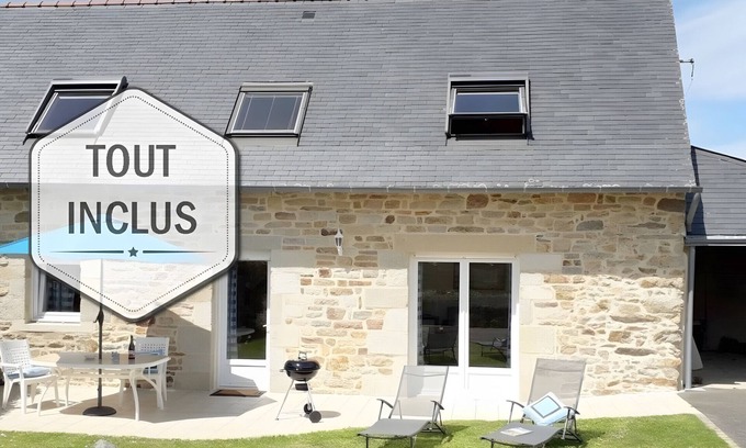 Mahalon House | Country House "Au Calme" with Private Terrace, Private Garden and Wi-Fi