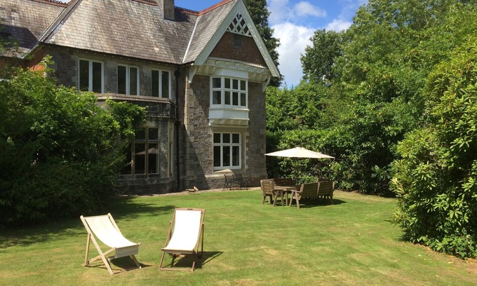 Buckfastleigh House | Country House With Bluebell Wood In Dartmoor National Park