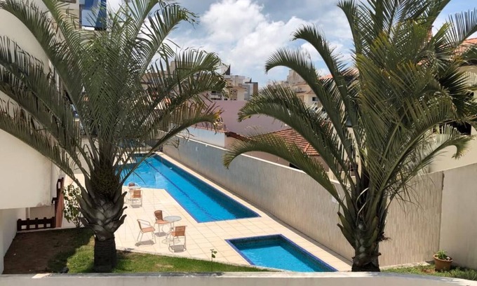 Ingleses Sul Apartment | Coverage with jacuzzi and swimming pool 200m from the beach and dunes and side view of the sea