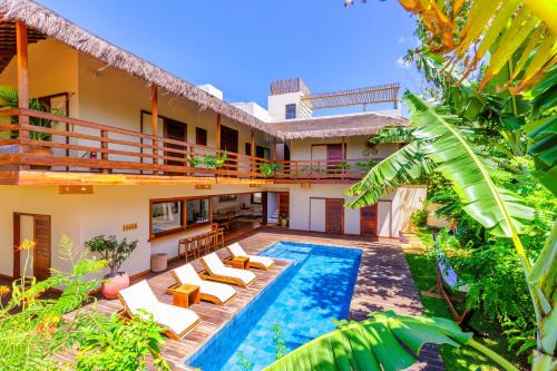 Jijoca de Jericoacoara Villa | Deluxe Villa Luz Do Mar, rooftop Jacuzzi, vista mar