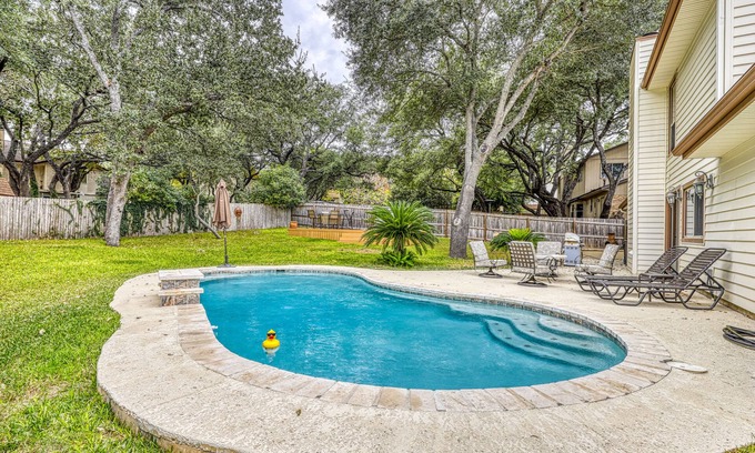 North San Antonio - SAT House | Dog-friendly chic home w/private outdoor pool, gas grill, & enclosed backyard