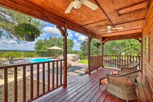 Dripping Springs House | Dripping Springs Cabin with Pool, Hill Country Views