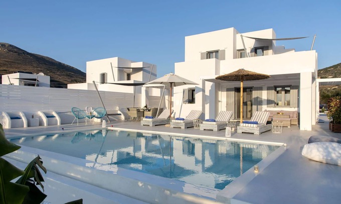 Paros Villa | Elitas Villa A, with 2 bedrooms and private pool close to Parikia