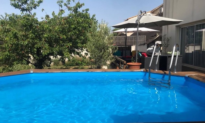 Juvignac Villa | Family pool villa near sea and garrigues
