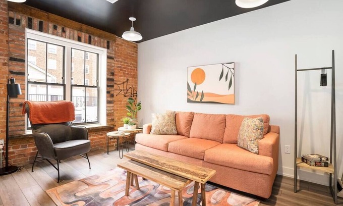 Holland Condo | George 202: Modern 8th Street Condo with City-View Balcony