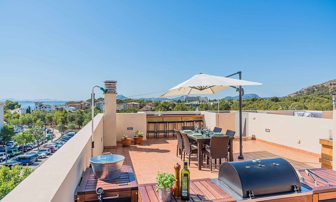 Puerto de Pollensa Apartment | Gola Modern 3-bedroom apartment with great views