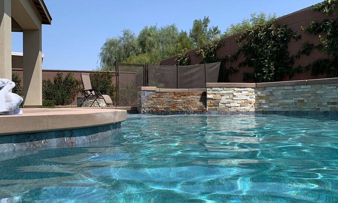 Indio Resort | Gorgeous, new resort home with pool, one mile from the music festival
