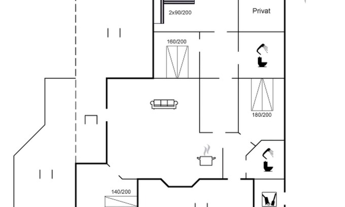 Torup Strand House | "Gothfred" - 1km from the sea by Interhome