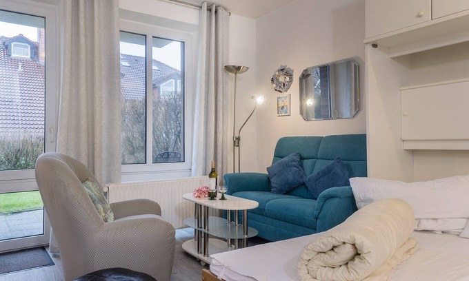 Harlesiel Apartment | Graceful and latter day: This cute furnished ground floor suite of approximately