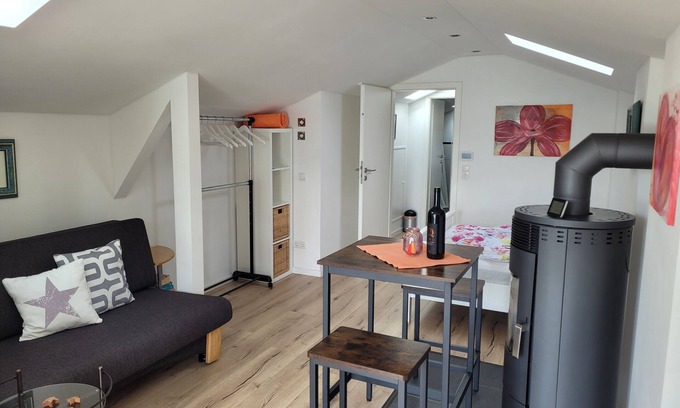 Grassau House | Grassau Zentrum, DG Apartment, Balkon, Bergblick