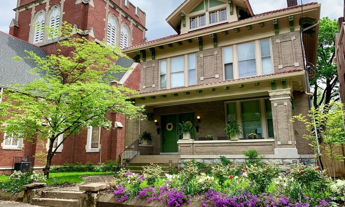 Old Louisville House | Historic Home in Old Louisville with deck and courtyard