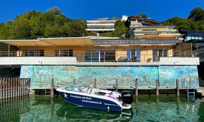 Ennetbuergen House | Holiday Home Seestern direkt am See by Interhome