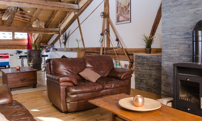 Peisey-Nancroix Villa | Home from home 5 bedroom chalet, log burner sauna and village location.