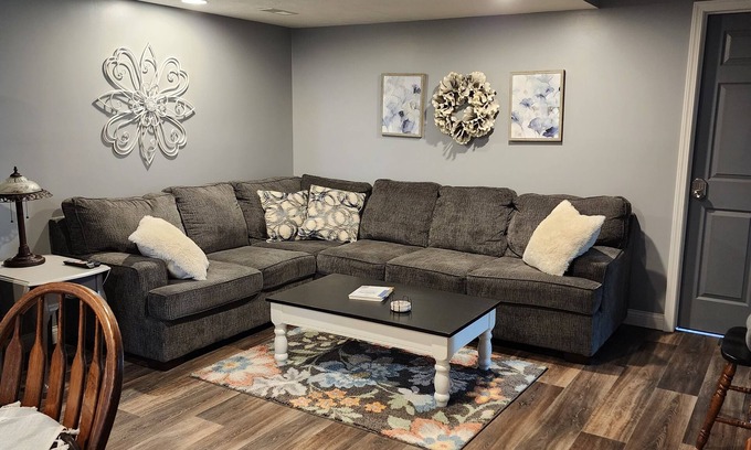 Sault Ste. Marie Apartment | in the country close to town, sled trails, skiing, hiking, country setting, BBQ