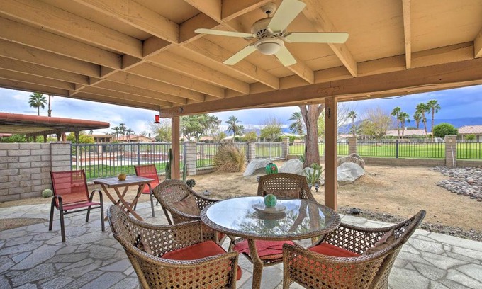 Indio House | Indio Escape with Fire Pit and Resort Amenities!