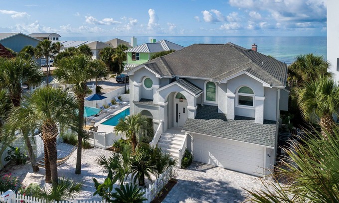 Inlet Beach House | Inlet Beach Florida Private Heated Pool Beachfront Steps to Water
