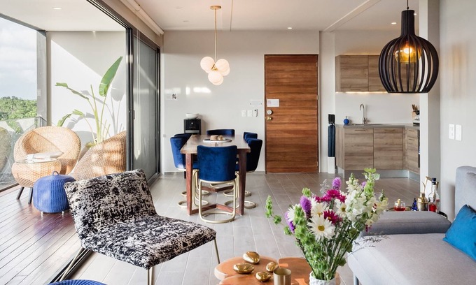 Ek Balam Village Apartment | Jungle Penthouse, Bike to Beach
