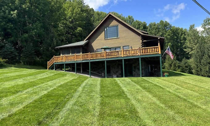 Richfield Springs House | King Cabin - 4bdrm Log home with amazing lake views