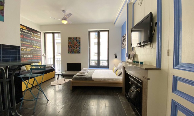 Saint Michel - Mairie Apartment | L'ENDROIT - Saxe Gambetta - with Balcony
