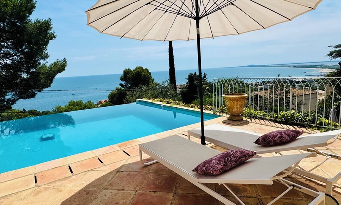 Sete Villa | L'Equinoxe, exceptional sea and pond view, 4 STARS