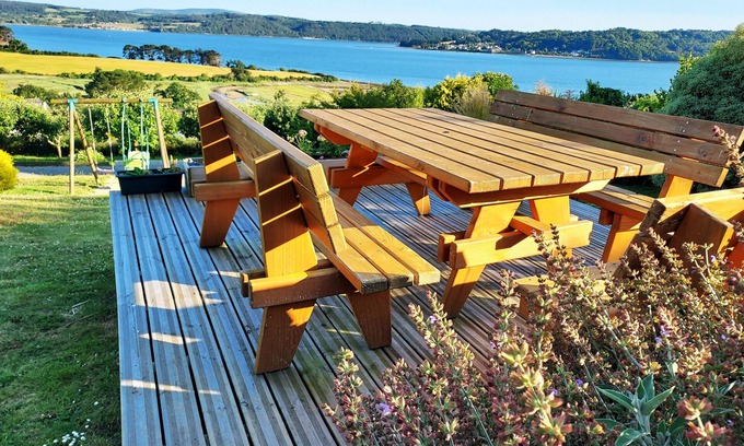 Hopital-Camfrout House | Large family home, Beautiful sea view, Quiet, Comfort, SPA.