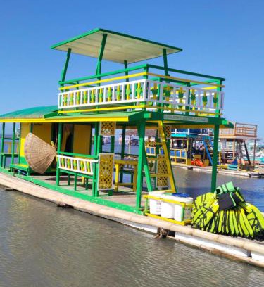 Calatagan Boat Rental | Little Boracay Floating Cottages by Khali