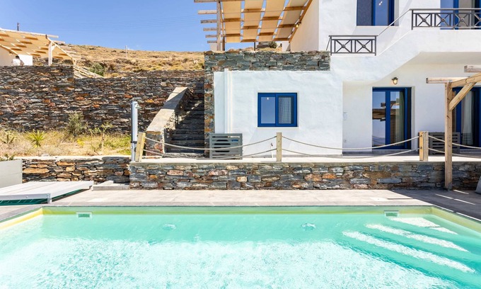 Kea Villa | Live In Blue - Azure Magic Views & Private Pool