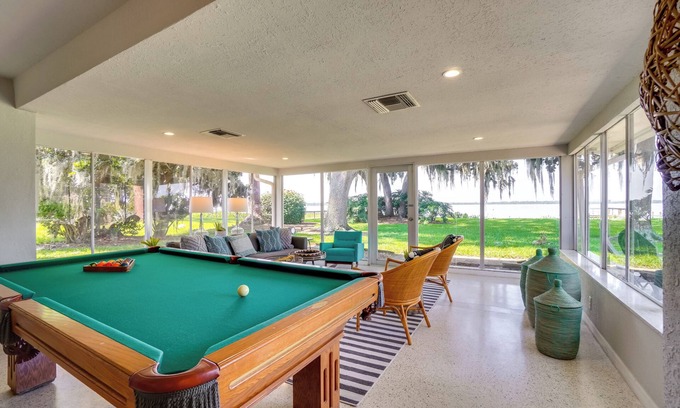Tavares House | Luxe Waterfront Oasis w/Dock - Direct Lake Access