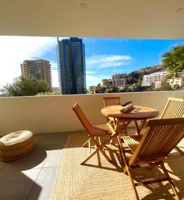 La Rousse Apartment | Luxueux Studio Neuf - Frontière Monaco - Piscine - Parking privé