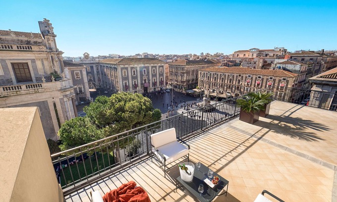 Catania City Centre Apartment | Luxury apartment with terrace in the historical centre of Catania, Sicily
