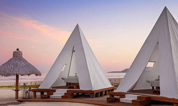 Campo de Golf Fonatur Resort | Luxury paradise resort Vidanta w/ocean,garden view private plunge pool, Hot tub
