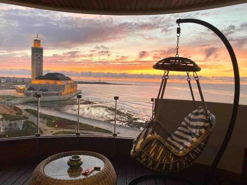 Casablanca Apartment | Marina - Sea & Mosque View - By AppartAli