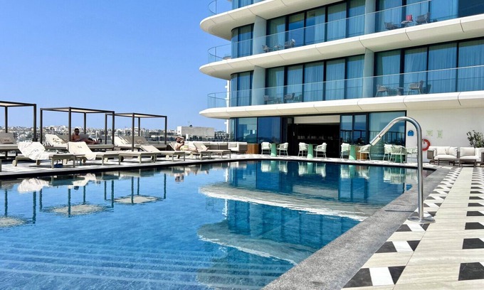 Paceville Apartment | Mercury Suite Bright w/Pool access by ArcoBnb
