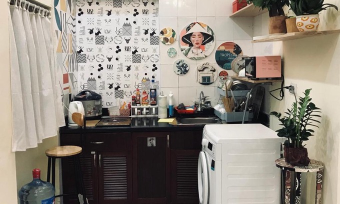French Quarter Apartment | Minh Vy House 16 Hàng Vôi Cozy Aparment, super fast internet, kitchen and washer