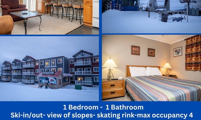 Snowshoe Condo | ML 236|Ski In/Out| Ballhooter view| Free Parking and Wifi