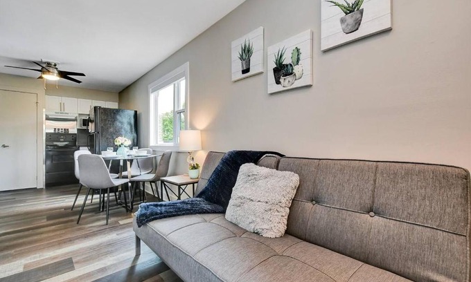 Vanier North Apartment | Modern 1BR with King Bed - Near Downtown Ottawa!