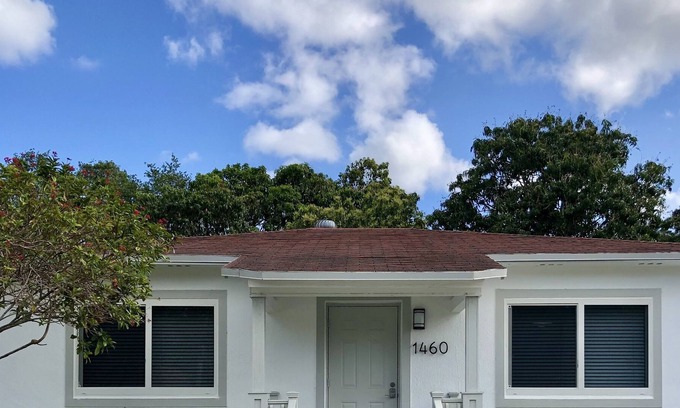 Liberty City House | Modern home with a great yard space just minutes from Airport, Midtown,&Wynwood.
