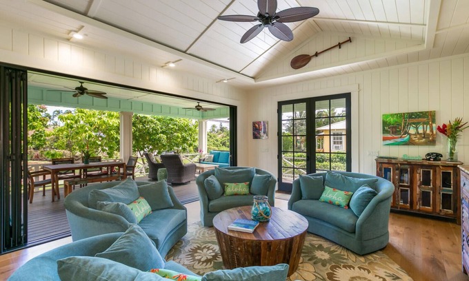 Poipu Cottage | New Custom Hawaiian Cottage - Poipu Beach- Koloa, Hi