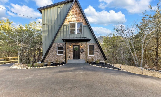 Sevierville Cabin | NEW Modern A-Frame w/Hot Tub!