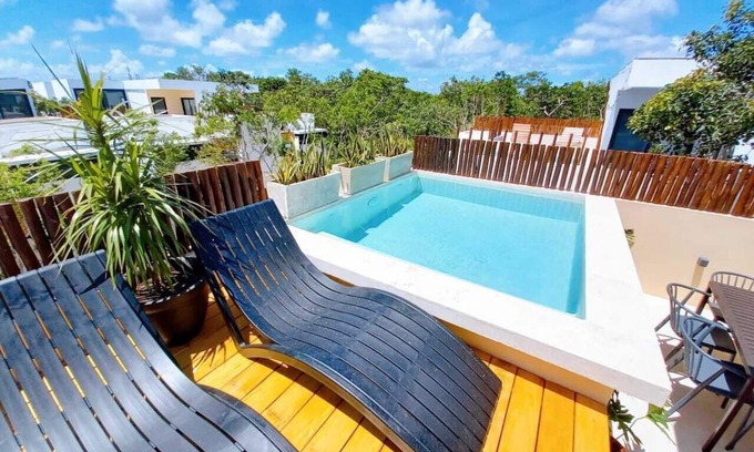 Ek Balam Village House | NEW Stunning Villa in the Jungle with Pools!