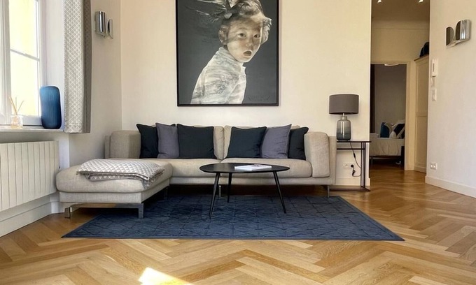 Antibes Old Town Apartment | NEWLY RENOVATED stylish 2 Bed & 2 Bath Apt. in old Antibes with outdoor terrace