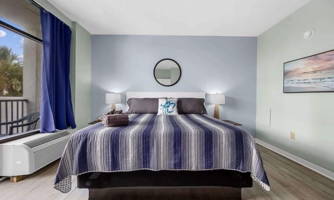 Myrtle Beach Condo | Nice Beach View Condo,King,Pool,Sm Dogs,F24