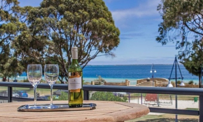 Rockingham Apartment | Ocean views from your spacious balcony at Seaside Escape Aria