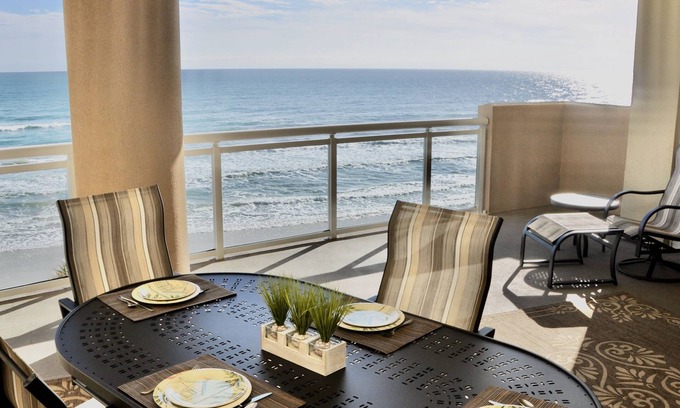 Daytona Beach Condo | Ocean Vistas 406 Direct Oceanfront Huge Private Balcony