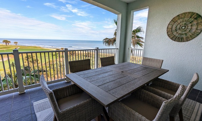Palm Coast Resort | Oceanfront Luxury Condo: Sweeping Views, Golf, and Family Fun Await