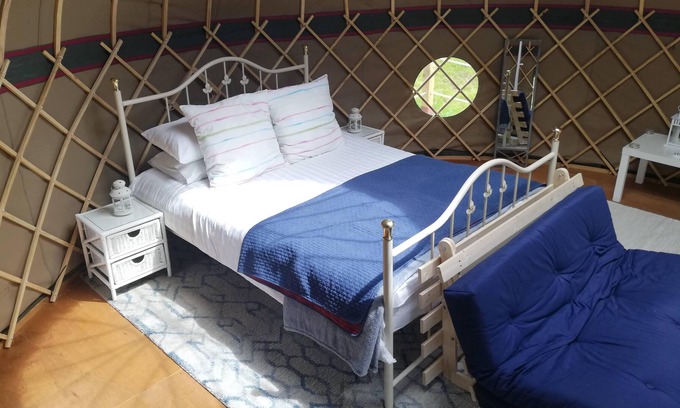 Looe RV Rental | Orchard View Yurt near Looe & Coastal Path