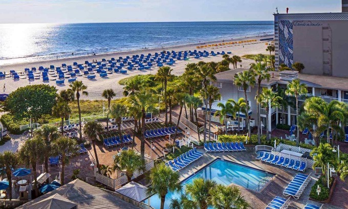 St. Pete Beach Hotel | Parking, 4 Resort View Hotel Room Balcony at Island Grand at TradeWinds